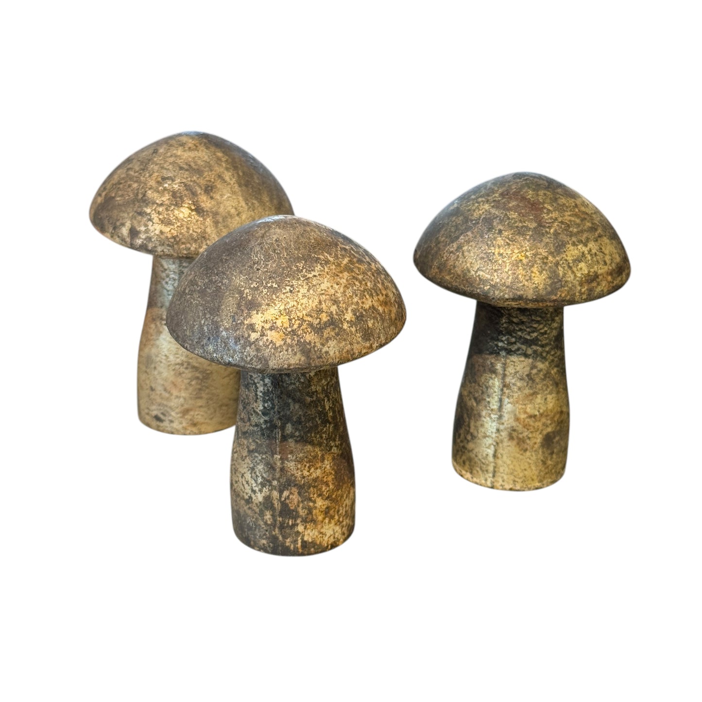 Rustic Patina Mushrooms