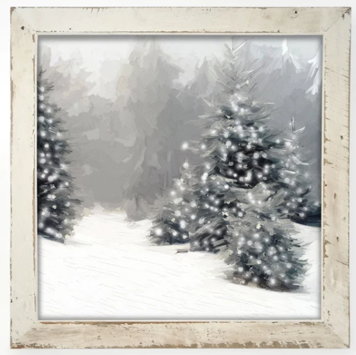 Snowy Forest Print